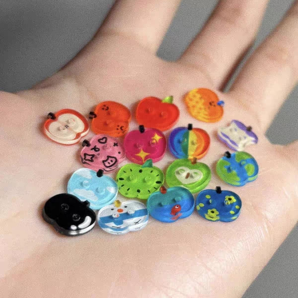 Beautiful Jelly buttons.