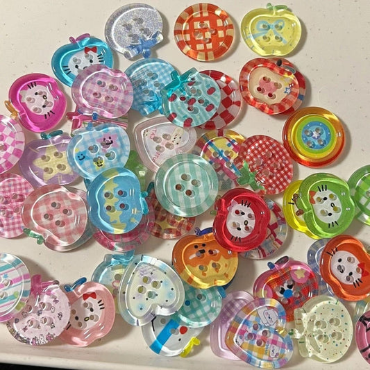 Beautiful Jelly buttons.
