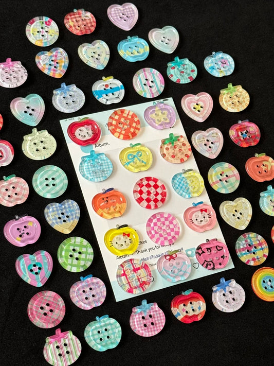 Beautiful Jelly buttons.